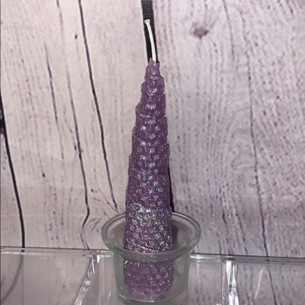 2 Beeswax Rolled Glitter Candles Prayer Ritual - Picture 6 of 9